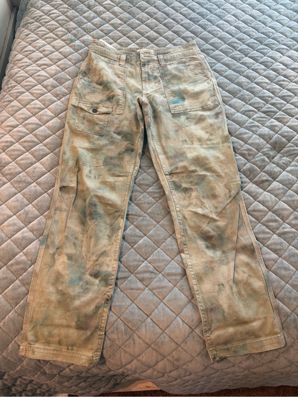 Anthropologie "The Wanderer" Tie-Dye Cargo Pants - size 27 - Picture 2 of 4